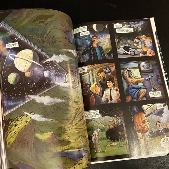 ⭐4 FOR $20⭐ Dynamite Altered Carbon Download Blues Hardcover Comic Book - Picture 3 of 3